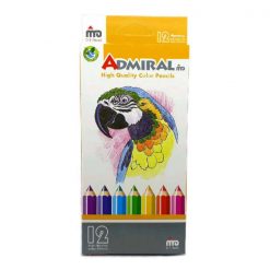 11 247x247 - مداد رنگی 12 رنگ ادمیرال مدل mdf